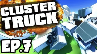 ClusterTruck Ep7  INSANE GRAPPLING HOOK SKILLS SCIFI LEVELS Gameplay  Lets Play [upl. by Atinek590]