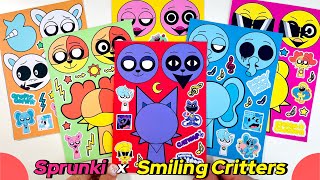 Incredibox Sprunki x Smiling Critters Sticker Book 🌙 스마일링 크리터즈 x 스프런키 [upl. by Erdna825]