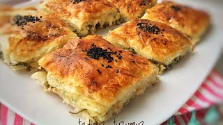 Alt Üst Böreği Tarifi  Kolay ve en leziz Börek  Tadimiztuzumuz [upl. by Azmuh]