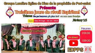 Troisième jour de réveil spirituel  thème  ou pa bezwen pè plan lavi w nan men BondyeJeremie 15 [upl. by Quartana]