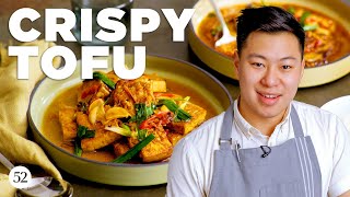 Lucas Sin Teaches You How to PanFry Tofu 2 Ways  In The Kitchen With [upl. by Annairdna]