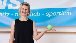 Faszientraining TOP Übungen mit dem Faszienball [upl. by Ydnirb272]