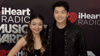 Olympians Maia amp Alex Shibutani 2018 iHeartRadio Music Awards Red Carpet [upl. by Tiffanie]