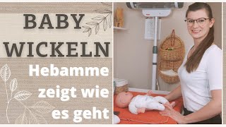 Wie wickelt man ein Baby  Was du beachten musst  Handgriffe  Hebamme Maria erklärt wie es geht [upl. by Stefa71]