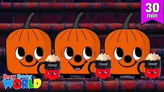 Five Little Pumpkins  More  Nursery Rhymes for Children  Henry Hoover World [upl. by Clift]