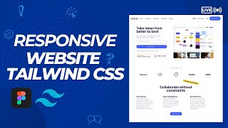 Figma To Real Website With Tailwind CSS Responsive Homepage  Part 9  Responsiveness [upl. by Vernier]