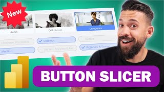 NEW Button Slicers in Power BI  3 Examples You Don’t Want to Miss [upl. by Anuala249]