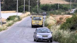 Loaded AEC Mammoth Major eightwheeler hill climbing in Malta [upl. by Shererd]