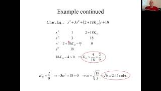 55 Sustained Oscillation and RouthHurwitz [upl. by Adnilim]