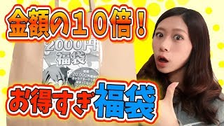 2000円の福袋の中に２万円分のグッズが入ってた！ [upl. by Gennifer]