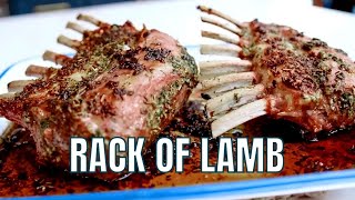 Rack of Lamb with an Awesome Garlic Herb Marinade [upl. by Onitsuaf56]