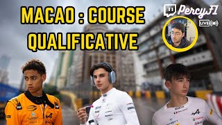 LA PLUIE MET LE CHAOS  Live streaming Course Qualificative GP Macao [upl. by Aniras]