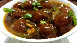 Veg Manchurian  Gobi Manchurian  homemade  restaurant style  by food and flavours [upl. by Edsel86]