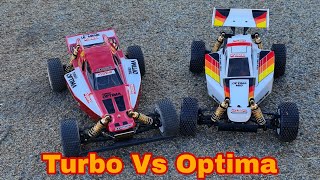 Kyosho Turbo Optima Vs Optima Mid  Best kit buggies kyosho [upl. by Langille107]