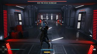 The Hardest Boss In Jedi Survivor  Rick The Door Technician [upl. by Anelahs]