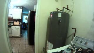 Installing a New RHEEM Gas Water Heater Big Johns Service Co June 14 2013 Part 2 [upl. by Phyllis]