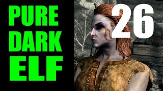 Skyrim PURE DARK ELF Challenge Run Walkthrough Part 26 Bleak Falls Barrow [upl. by Yraillih]