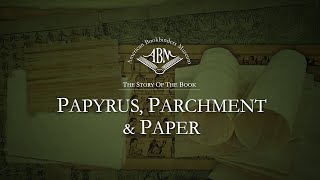 Papyrus Parchment amp Paper [upl. by Lorusso]