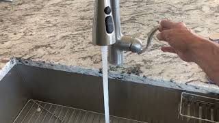 KOHLER 596 VS Simplice Pull Down Kitchen Faucet 3 Spray Faucet Review [upl. by Atikram]