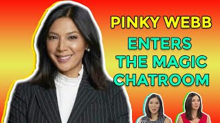 Pinky Webb enters The Magic Chatroom with Boom Gonzalez [upl. by Enelam]