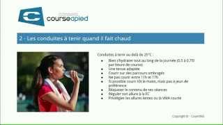 Conseils pour bien courir durant lété [upl. by Giffard]