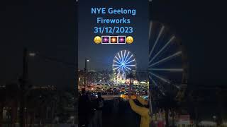 NYE Geelong Fireworks 311220231 😀 [upl. by Fenelia]