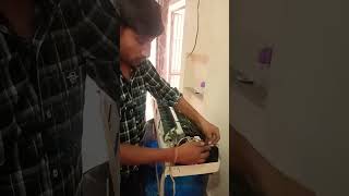 Finally humne AC ko pura fit kar liya haielectronic shorts trending👨‍🔧👨‍🔧🤔🤔🔧🔧 [upl. by Libna381]