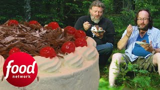 Hairy Bikers Bake Black Forest Cake In The Middle Of The Black Forest  Hairy Bikers Bakeation [upl. by Eirellav]