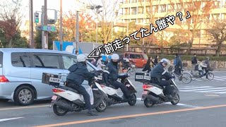 早朝に移動する仲良し警官たち【会話丸聞こえ】と先輩パトカー [upl. by Doss]