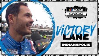 Kyle Larson on rousing Brickyard 400 victory ‘Felt meant to be’ [upl. by Gerrard942]