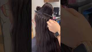 Weft Hair Extensions Move Ups Tips [upl. by Atteloc]