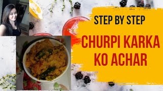 CHURPI KARKA KO ACHARHIMALAYAN TRADITIONAL COTTAGE CHEESE RECIPE😋 by Delicious Dining [upl. by Aisiram]