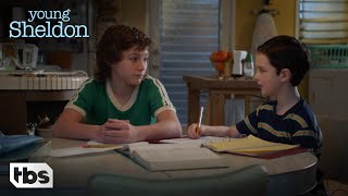 Young Sheldon Sheldon Feels Like A Bad Tutor Season 1 Episode 9 Clip  TBS [upl. by Pitzer]