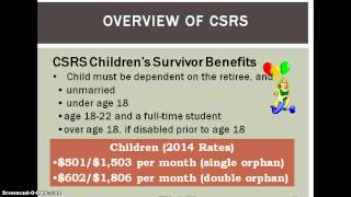 CSRS CSRSOFFSET CSRS LEO RETIREMENT [upl. by Alih302]