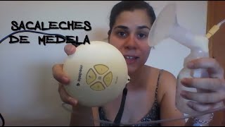 Sacaleches Medela Opinion Como funciona Como se desmonta y esteriliza [upl. by Nayk]