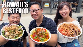 MustTry Food Tour in Honolulu  BEST Poke Bowls in Hawaii [upl. by Arhas]