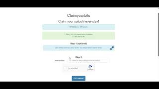 Claim BITCOIN  Earning FREE 1 to 100 BTC Claim Every 5 min FAUCETPAY SATOSHI 2024  earning website [upl. by Eelnyl]