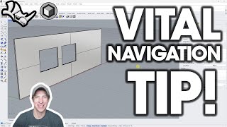 This Rhino Navigation Tip will CHANGE The Way You Navigate in 3D [upl. by Agbogla]