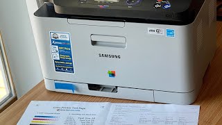 Samsung Xpress C460FW Color AllinOne Laser PrinterCount 16 Pgs Only 99 Toner [upl. by Lauder]