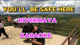 Youll be safe here  rivermaya  karaoke [upl. by Ayikin98]