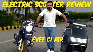 EVEE C1 Air ELECTRIC SCOOTY  DETAILED USER REVIEW  PERFORMANCE and FEATURES [upl. by Kalina]