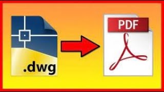 How to Convert AutoCAD DWG file to PDF File  AutoCAD dwg to pdf image  AutoCAD Bangla Tutorial [upl. by Acus]