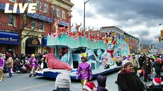 Toronto LIVE Santa Claus Parade Day Nov 20 2022 [upl. by Kenon]