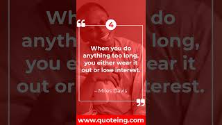 Top 10 Most Popular Miles Daviss Quotes  Quoteing [upl. by Teena]