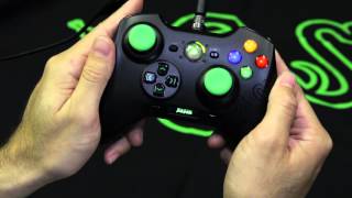 Razer Sabertooth rUnboxing Xbox 360 and PC Controller [upl. by Llertnov978]