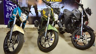 Yamaha FZS V2 models comparison FZS V30 ABS Coming  Price Mileage  Review [upl. by Adnohsak]