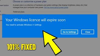 Fix Windows license Will expire soon in Windows 11  10  How To Solve Your windows license expire ✅ [upl. by Stormy]