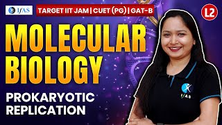 Prokaryotic Replication for IIT JAM Biotechnology  GAT B  CUET PG 2025  Molecular Biology  L2 [upl. by Eetsim807]