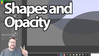 Photoshop Tutorial  Shapes and Opacity  Transparency [upl. by Darmit]