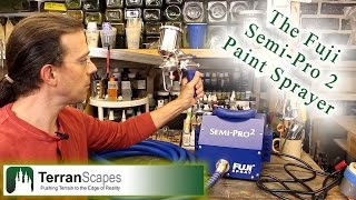 TerranScapes  Fuji SemiPro 2 HVLP Paint Sprayer Mini Review [upl. by Scibert]